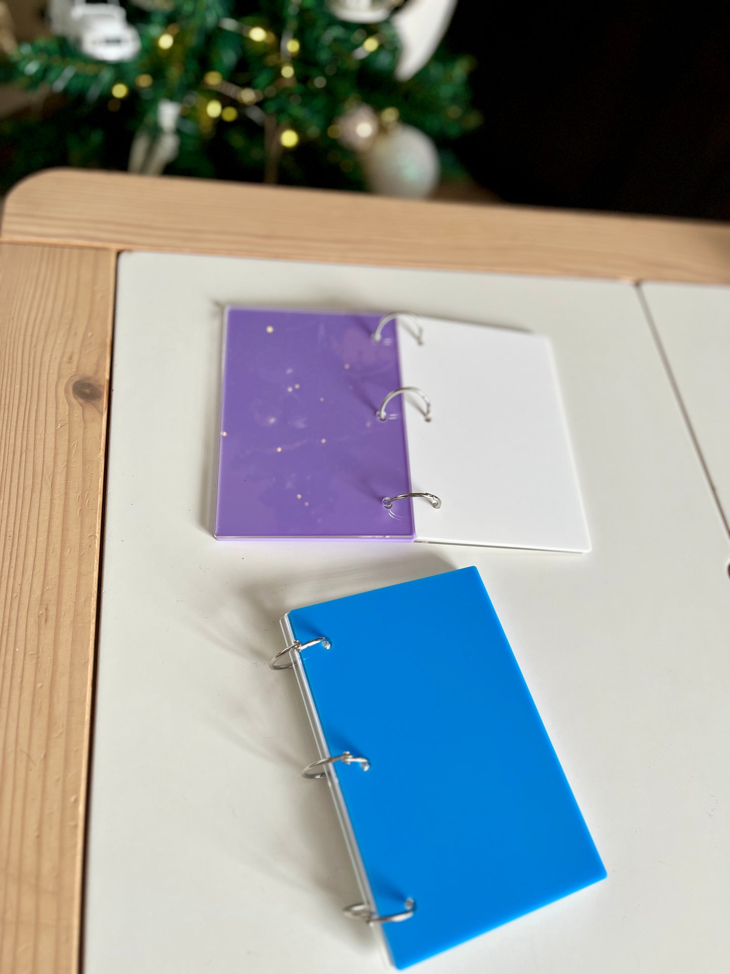 Mini Acrylic Dry Erasable Notebook – 4x6 Reusable Write & Wipe Book