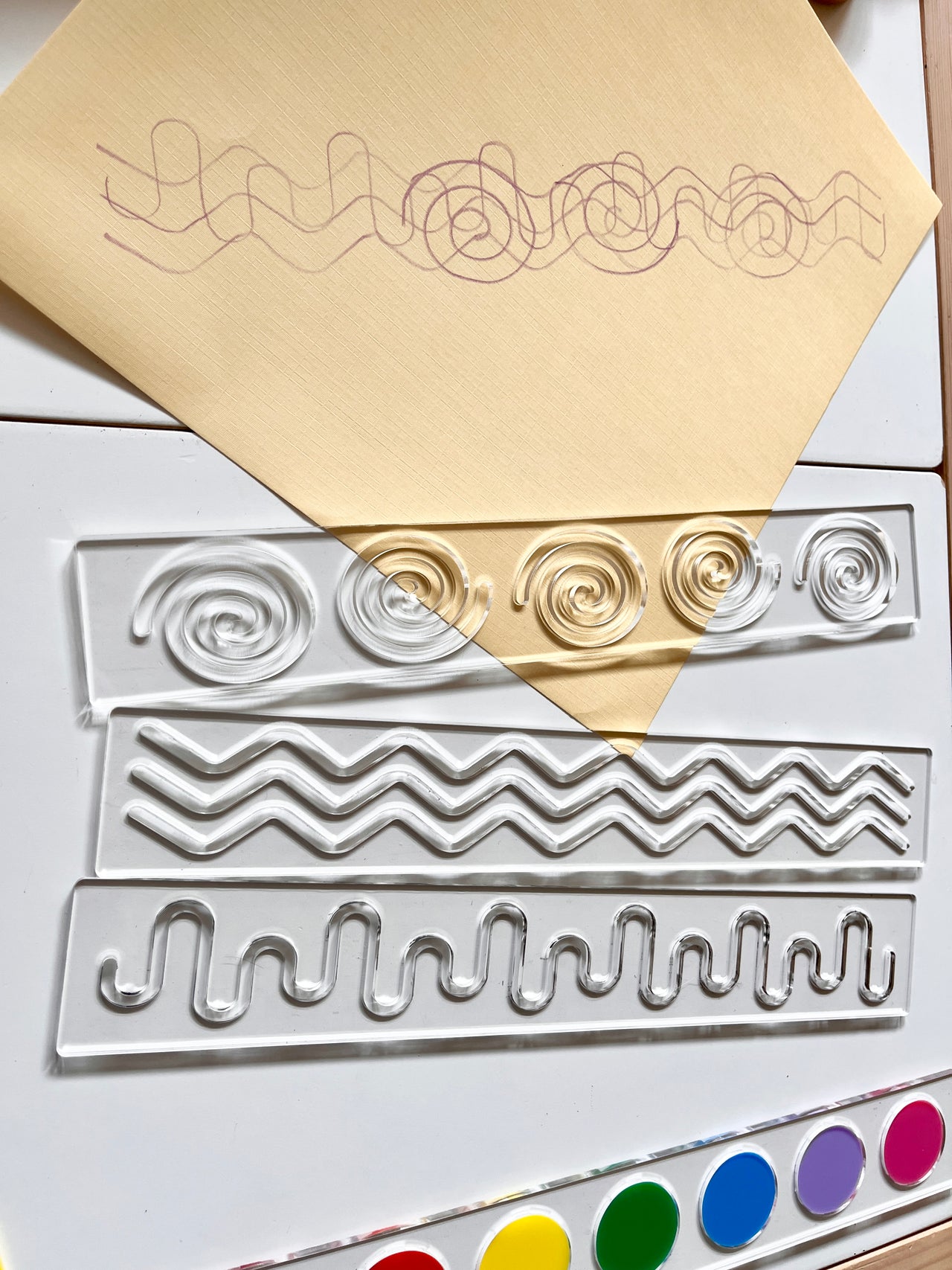 Early Writing Tracing Boards Set of 3; Fit into our Wooden Sentence & Learning Tray