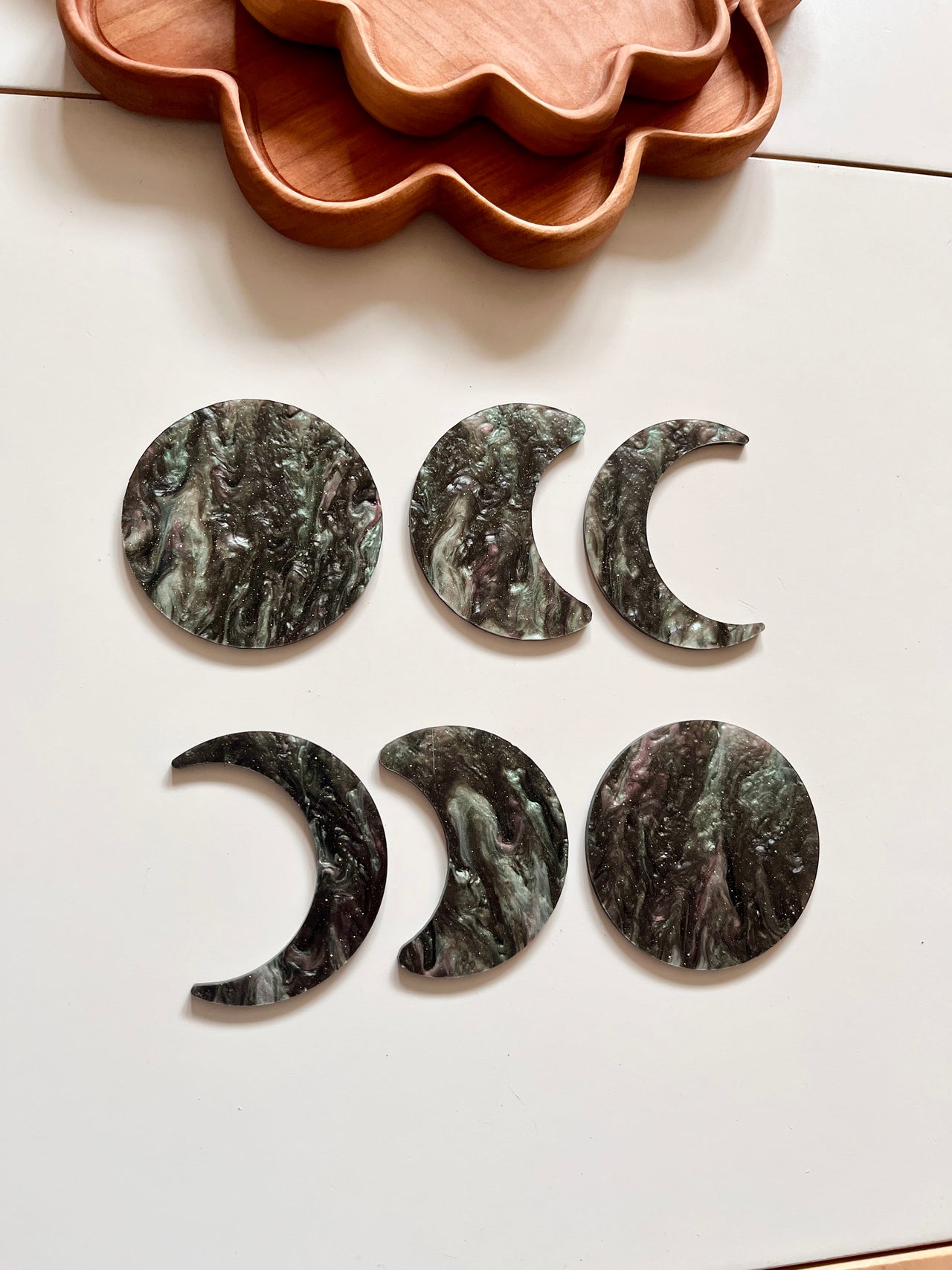 Little Dry Erasables - Moon Phases