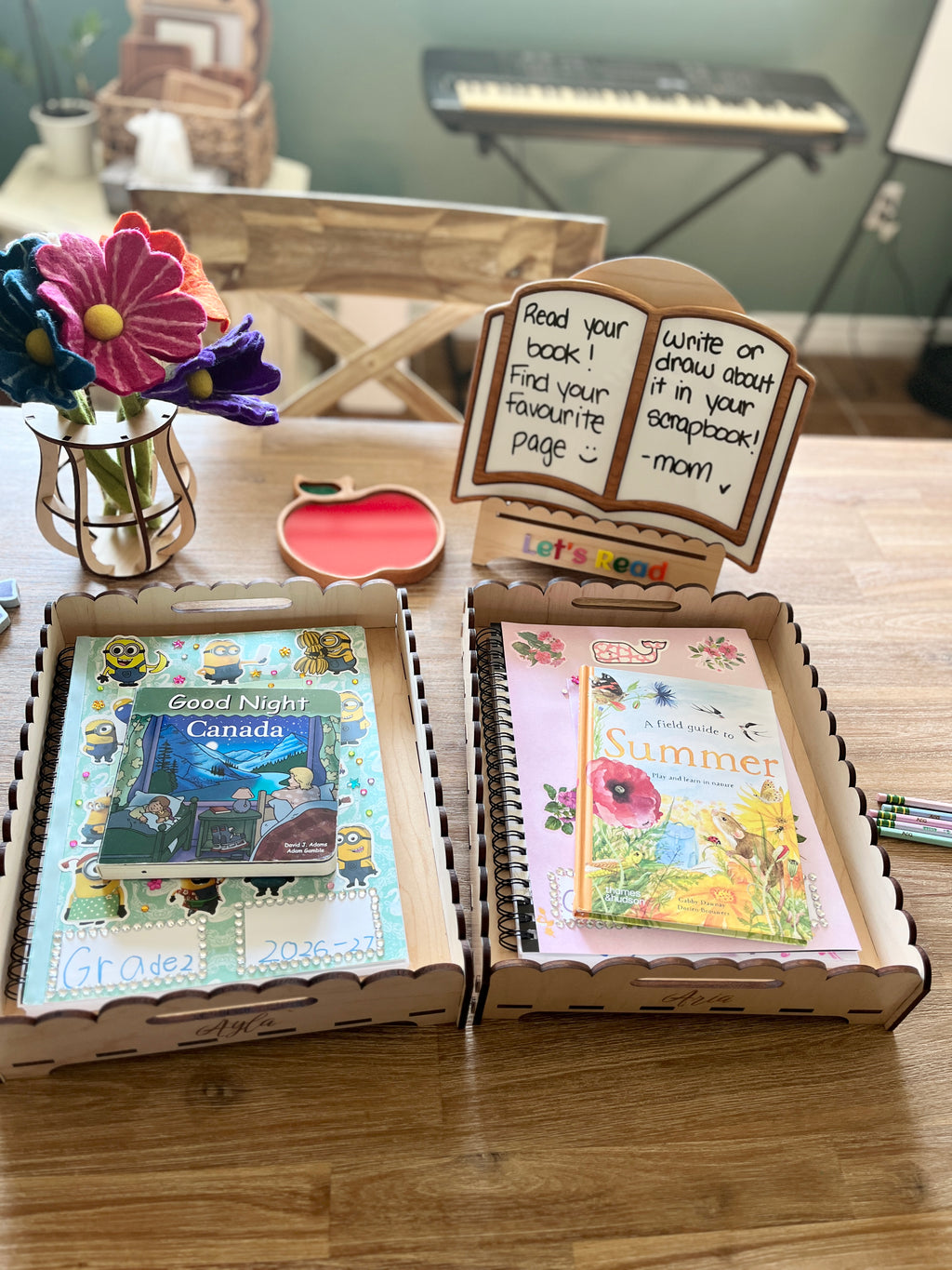 Personalized Scalloped Daily Tray