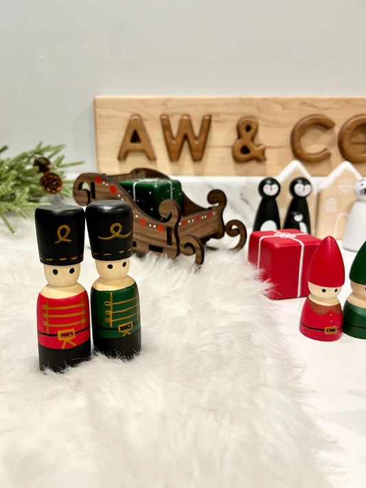Nutcracker Peg Dolls
