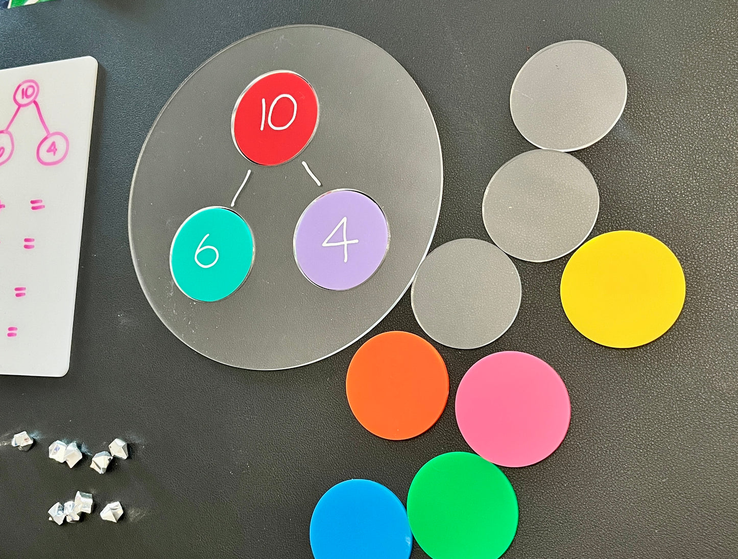 Acrylic Dry Erase Multi-Use Circle Bond Graphic Organizer