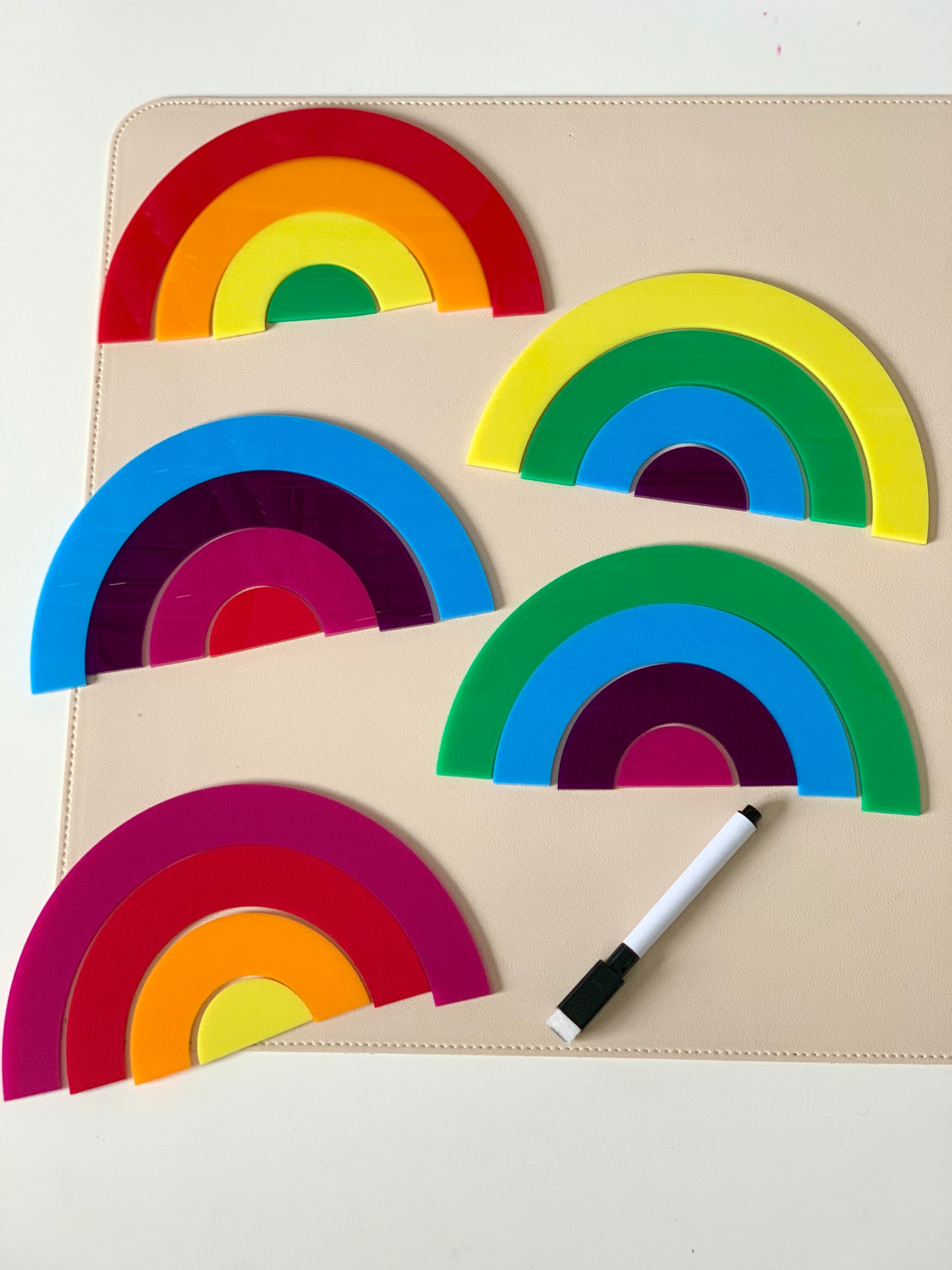 Little Dry Erasables - Rainbow 4Pcs