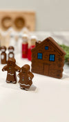 Winter Log House