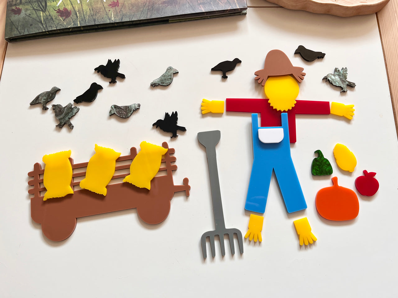 Little Dry Erasables - Build a Scarecrow