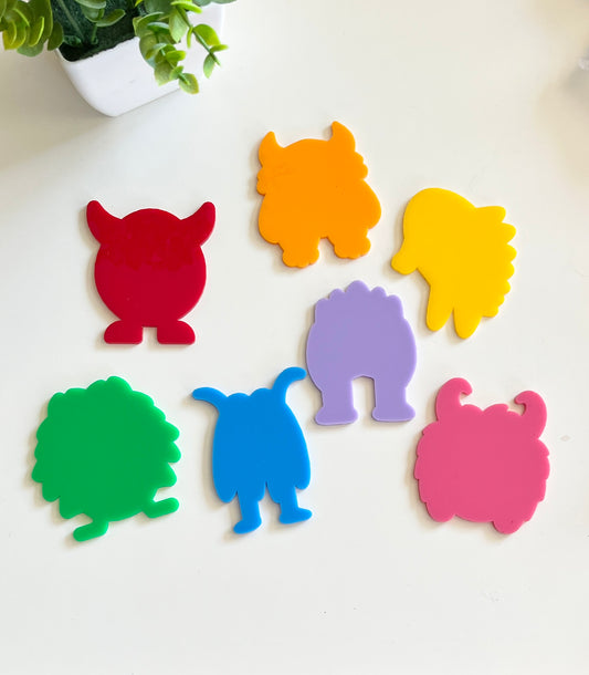 Little Dry Erasables — Monsters Set of 7