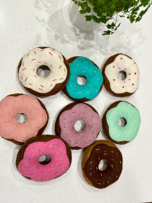 One Large Felt Donut