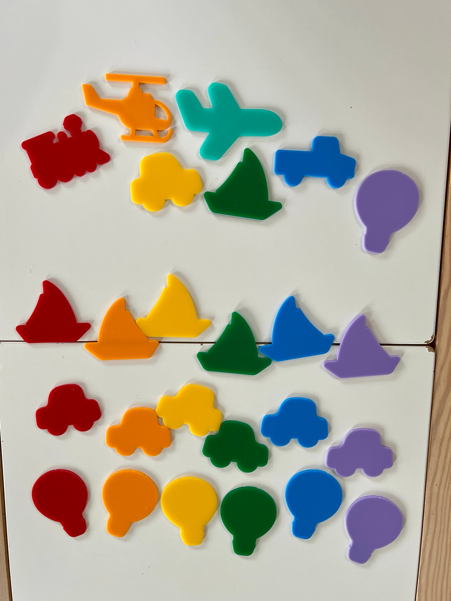 Little Dry Erasables - Transportation Vehicles