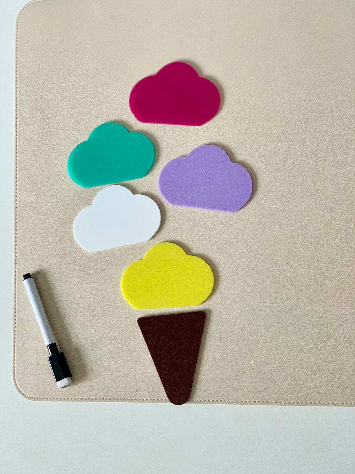 Little Dry Erasables - Ice Cream Set of 6