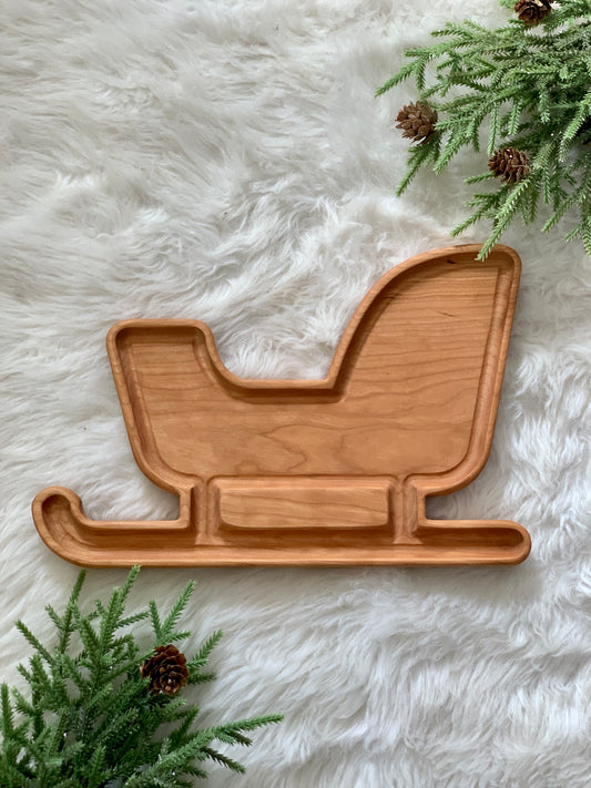 Sled, Santa’s Sleigh Plate / Sensory Tray