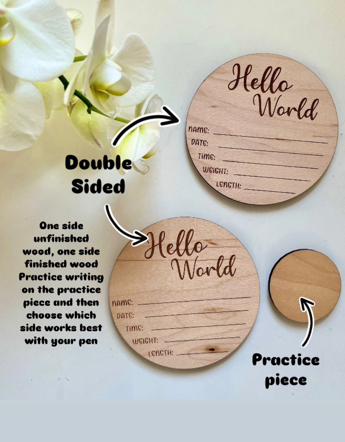 Birth / Baby Announcement Disc