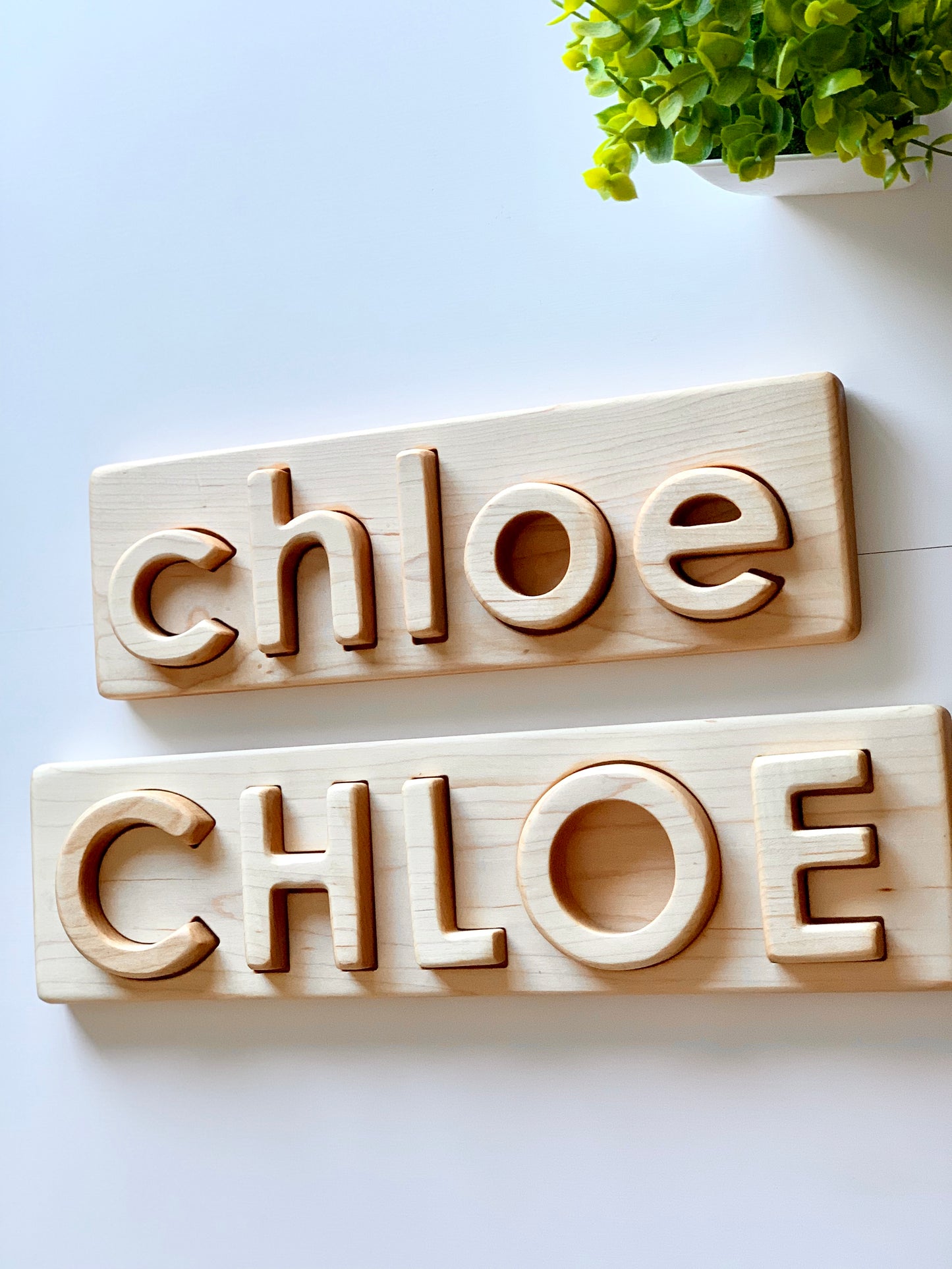 Personalized Hardwood Name Puzzles