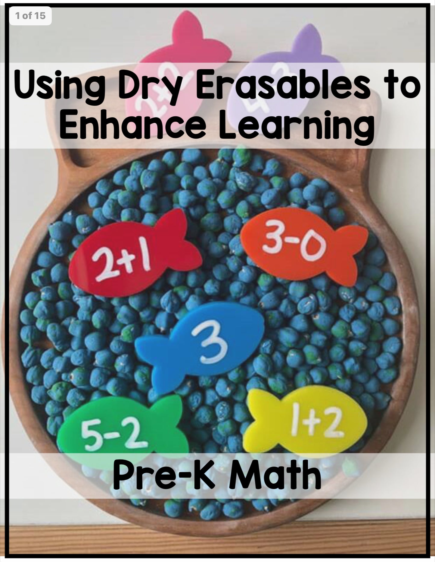 Digital Download | Pre K Math Dry Erasable Guide by Book Lady Emma