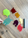 Little Dry Erasables — Translucent Monsters Set of 7