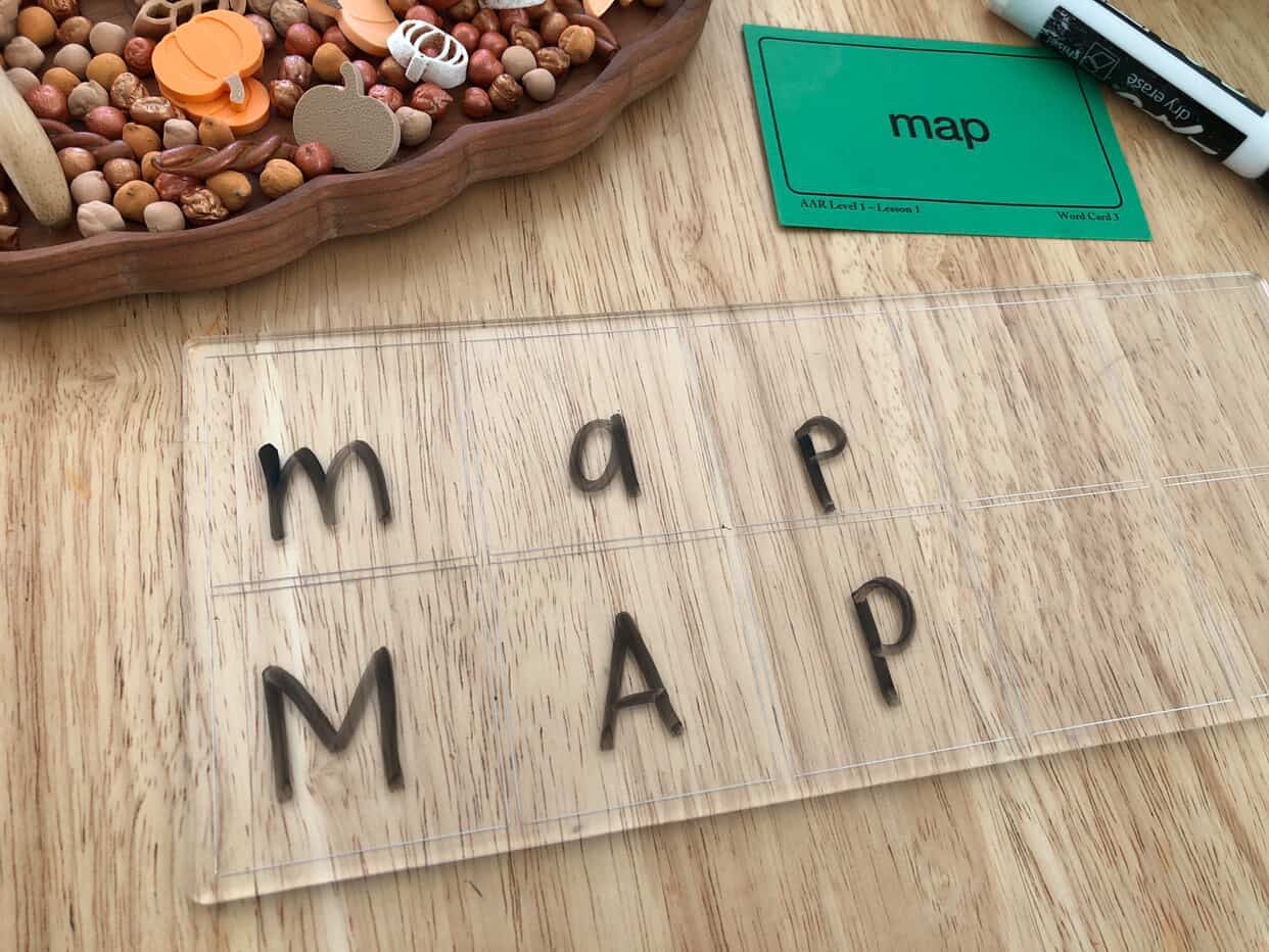 Acrylic Dry Erasable Flat Ten Frame  (5, 15 and 20 frames available too) — Fits across Trofast Bin like a Flisat Insert