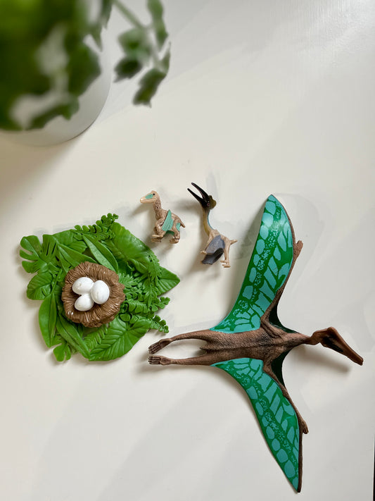 Pterodactyl Dinosaur Life Cycle Figurines