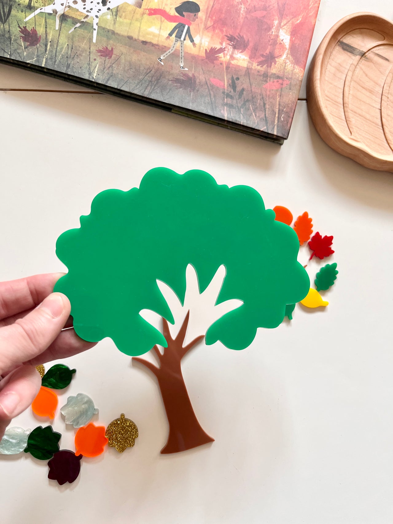 Little Dry Erasables - Large 2 Part Tree with Mini Leaves