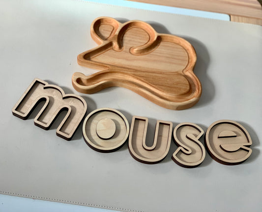 Mouse Plate / Sensory Tray