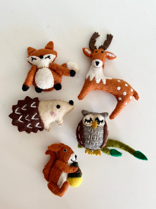 Felt Woodland Forest Animals