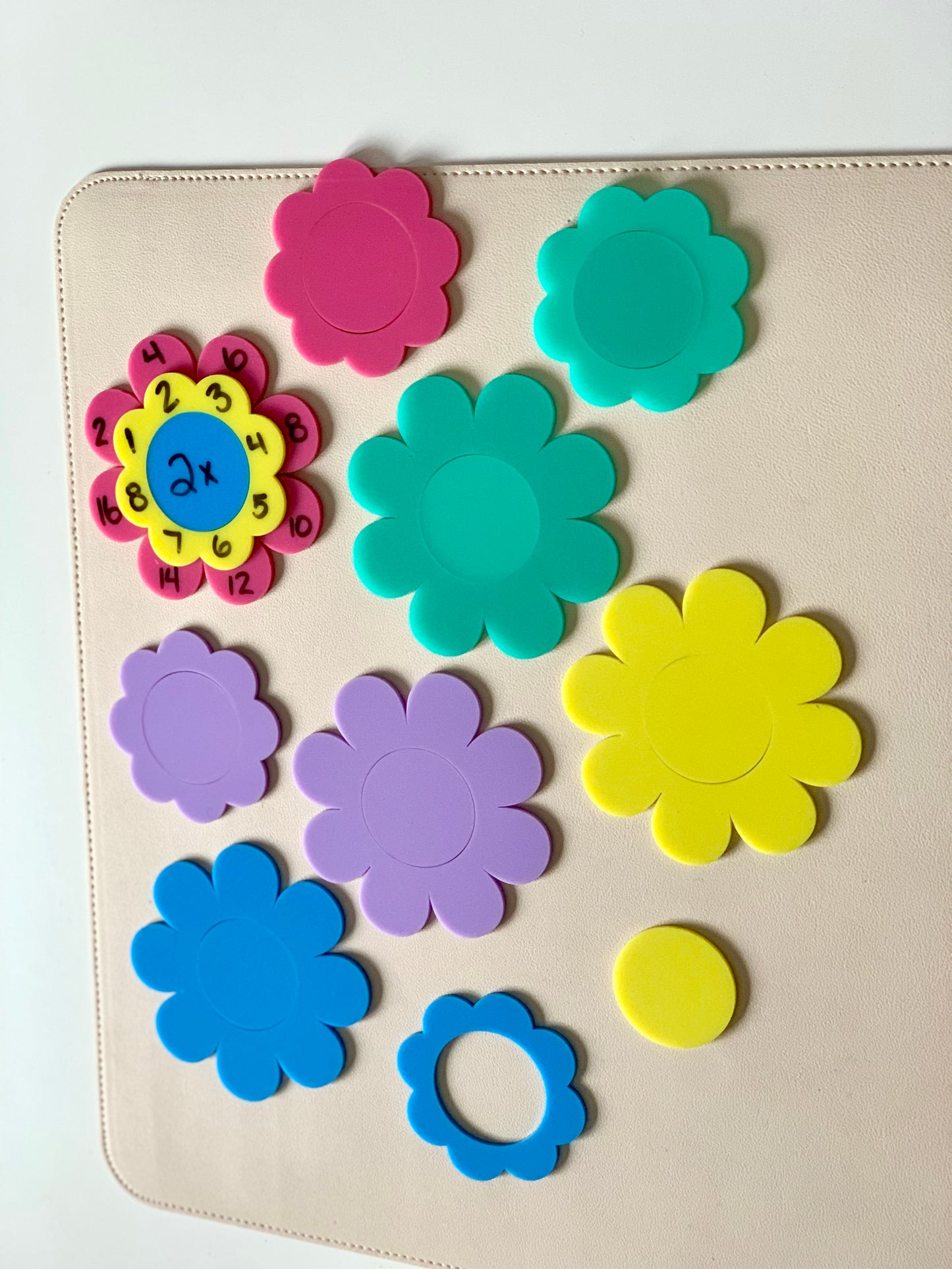 Little Dry Erasables - Stackable Pastel Flowers