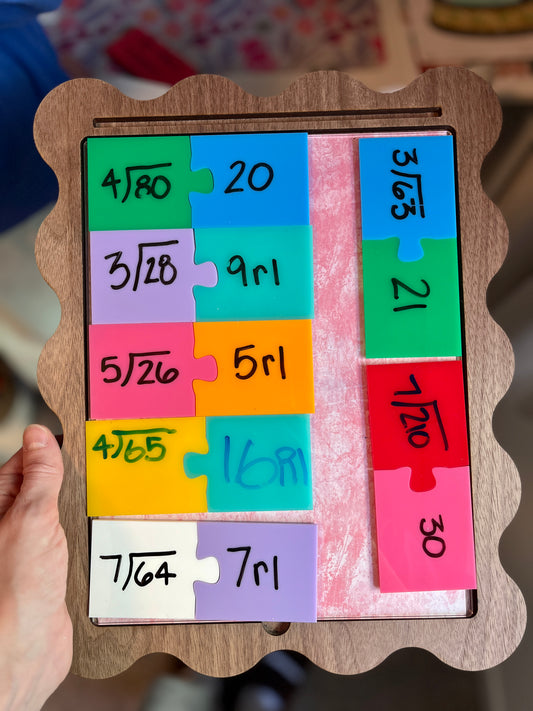 Little Dry Erasables - 2 Part Puzzles