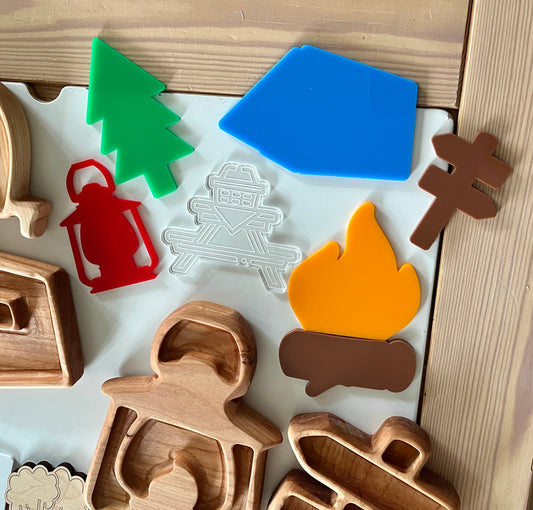 Little Dry Erasables — Camping, Bonfires, Multiple Options Available