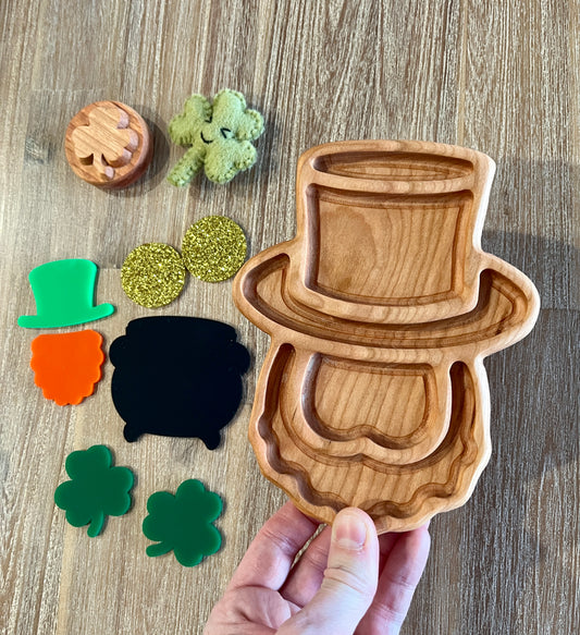 Small Leprechaun Plate / Sensory Tray