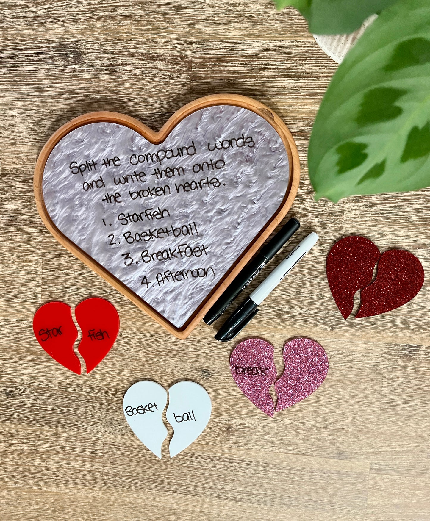 Large Heart Plate / Sensory Tray