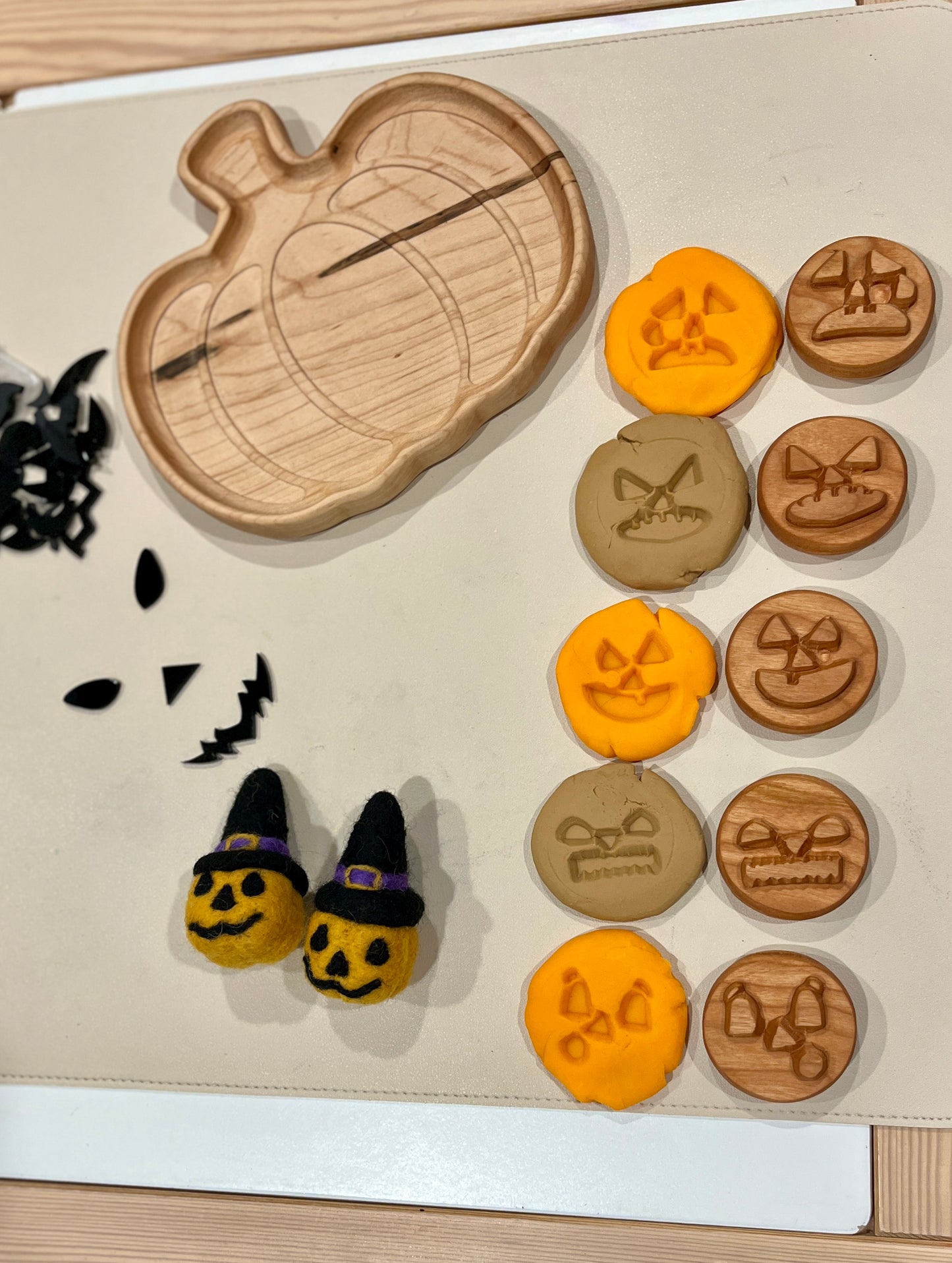 Play Dough Stampers - Jack O Lantern Emotions Set of 5