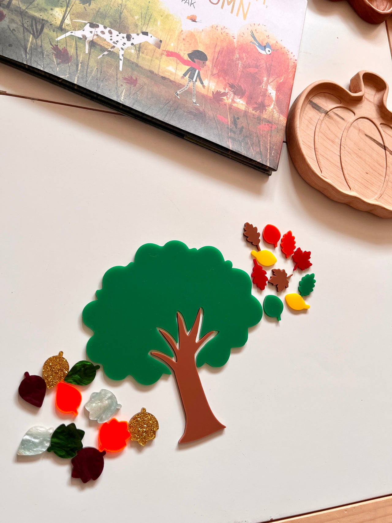 Little Dry Erasables - Large 2 Part Tree with Mini Leaves