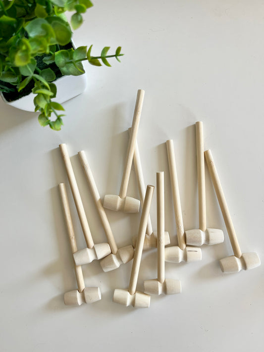 One Wooden Hammer