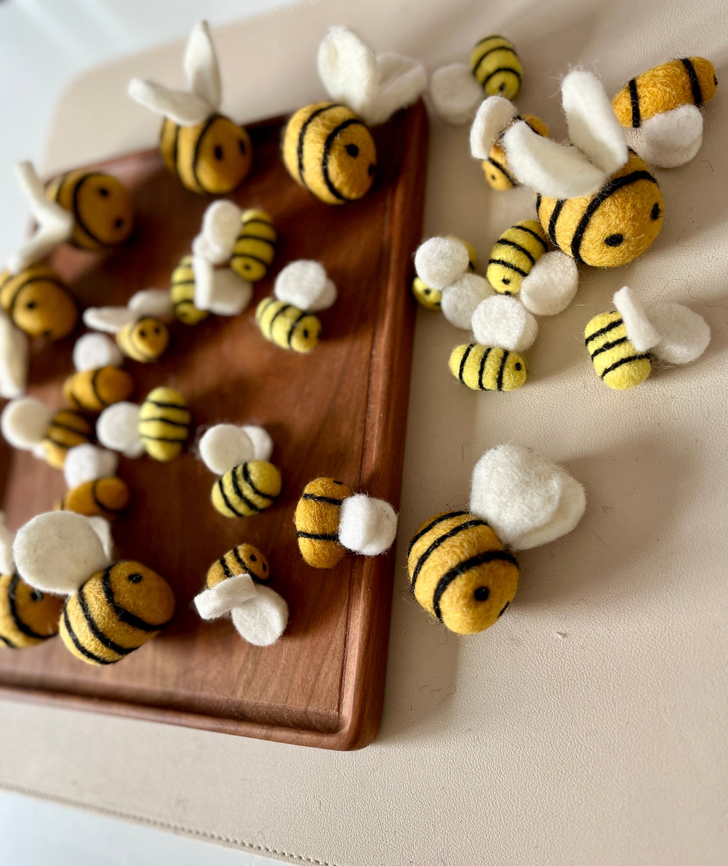 One Felt Honey Bee