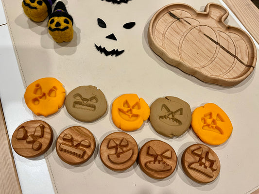 Play Dough Stampers - Jack O Lantern Emotions Set of 5