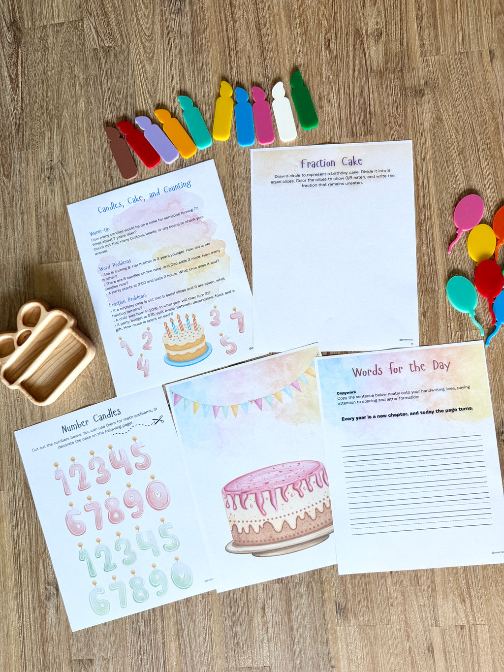 Digital Download | Birthday Unit Study