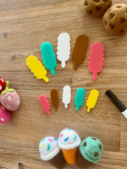 Little Dry Erasables - Popsicles Style 2