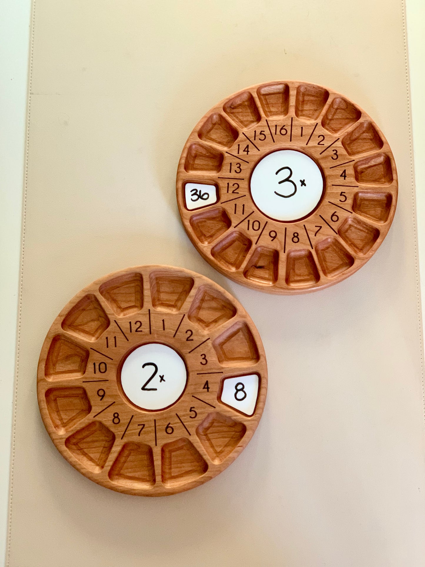 Math Wheels Sensory Trays