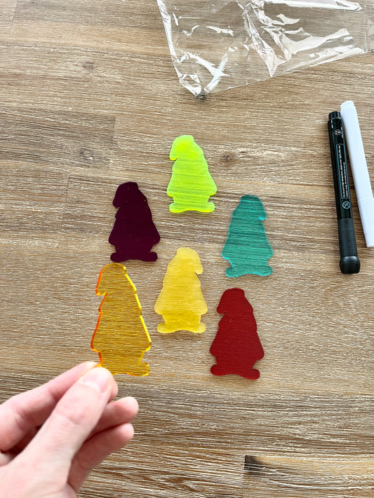 Little Dry Erasables - Translucent Gnomes