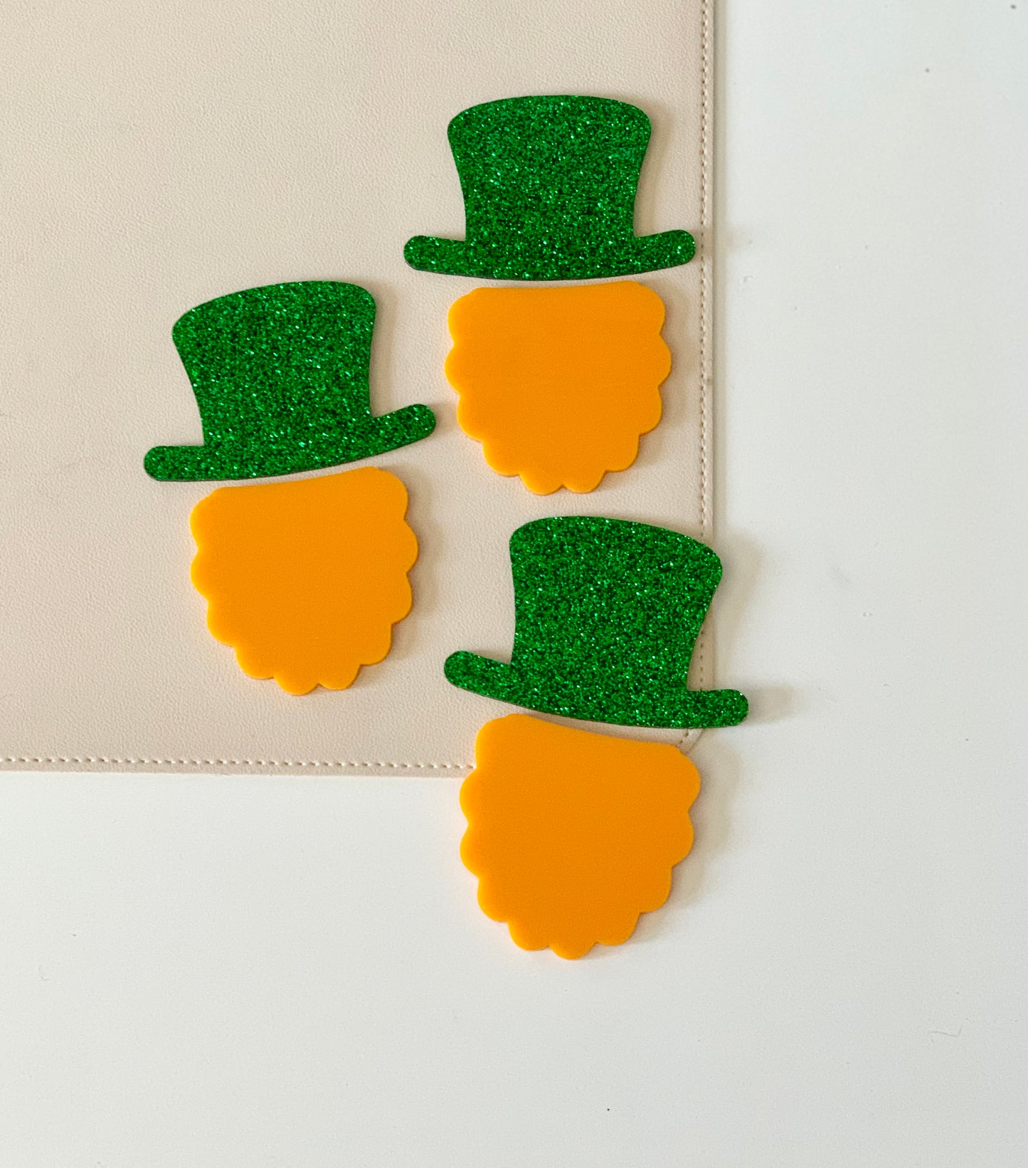 Little Dry Erasables - Leprechaun Hats & Beards - Set of 3 / 6 pcs