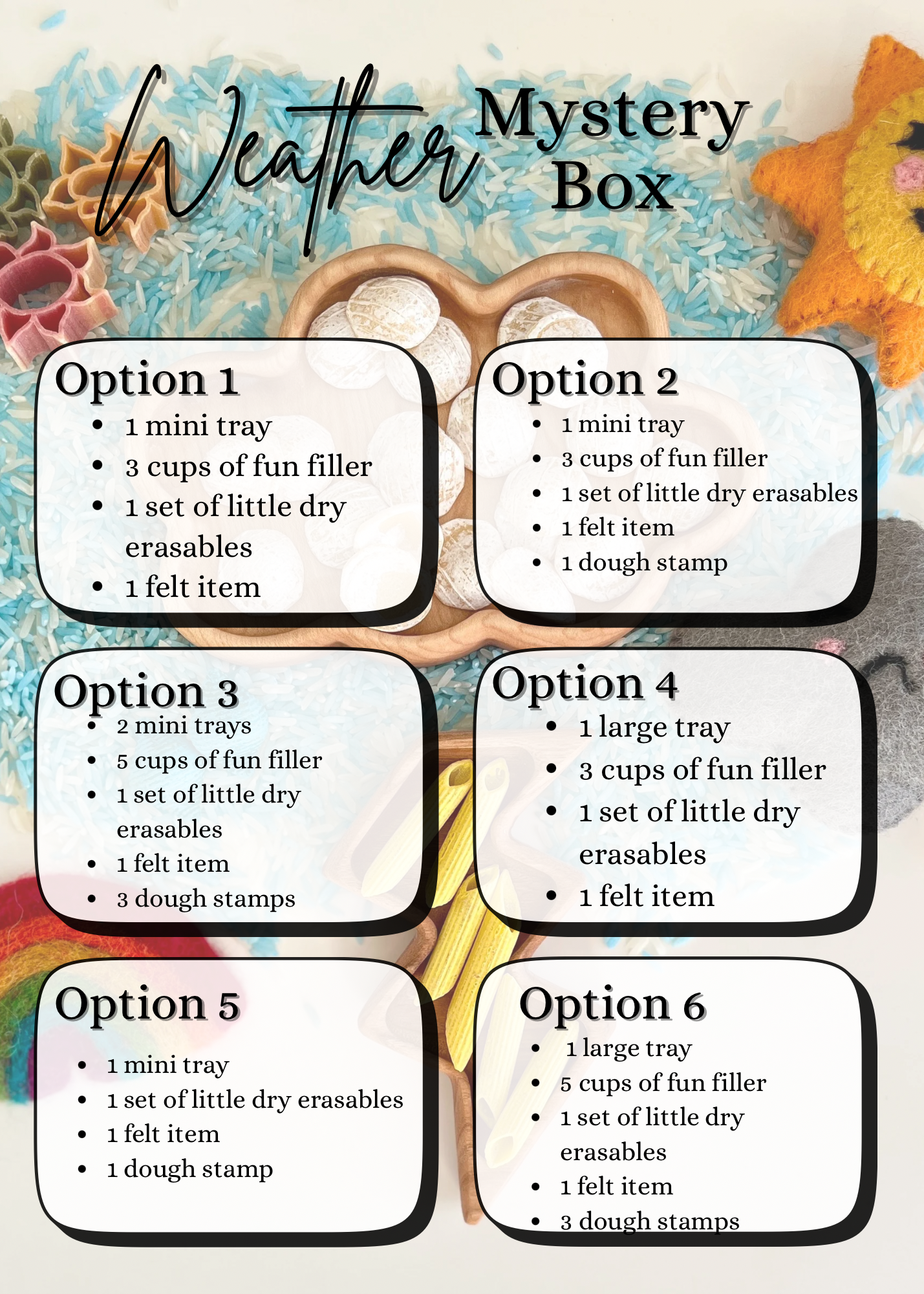 Weather Collection Box Weather Mystery Box Bundle – AWandCo
