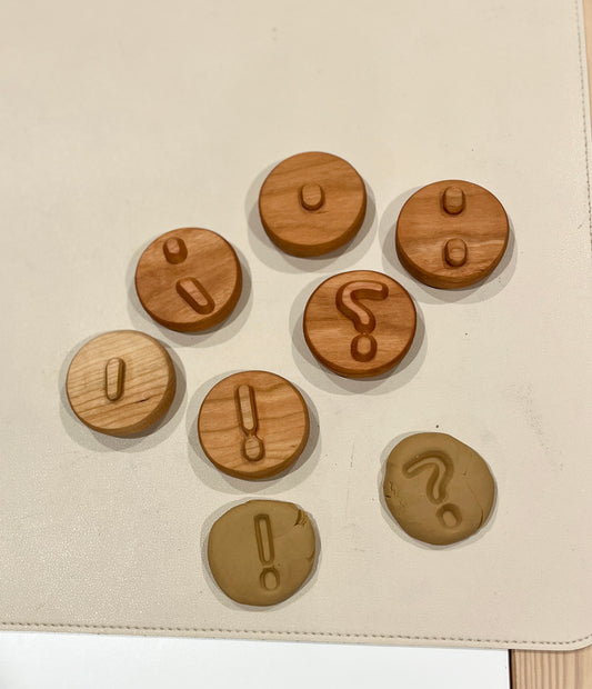 Play Dough Stampers - Grammar Set of 6