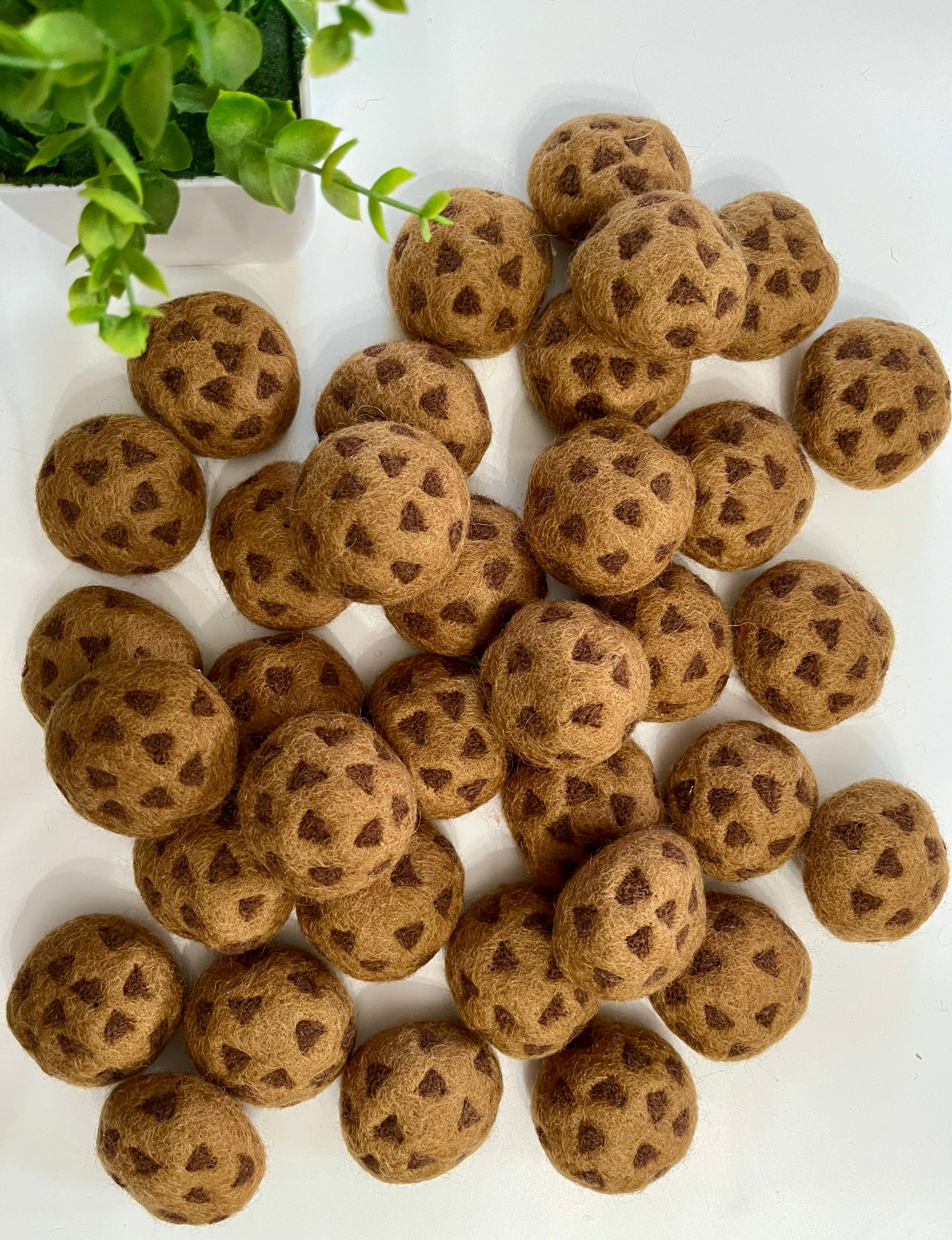 One Felt Chocolate Chip Cookie