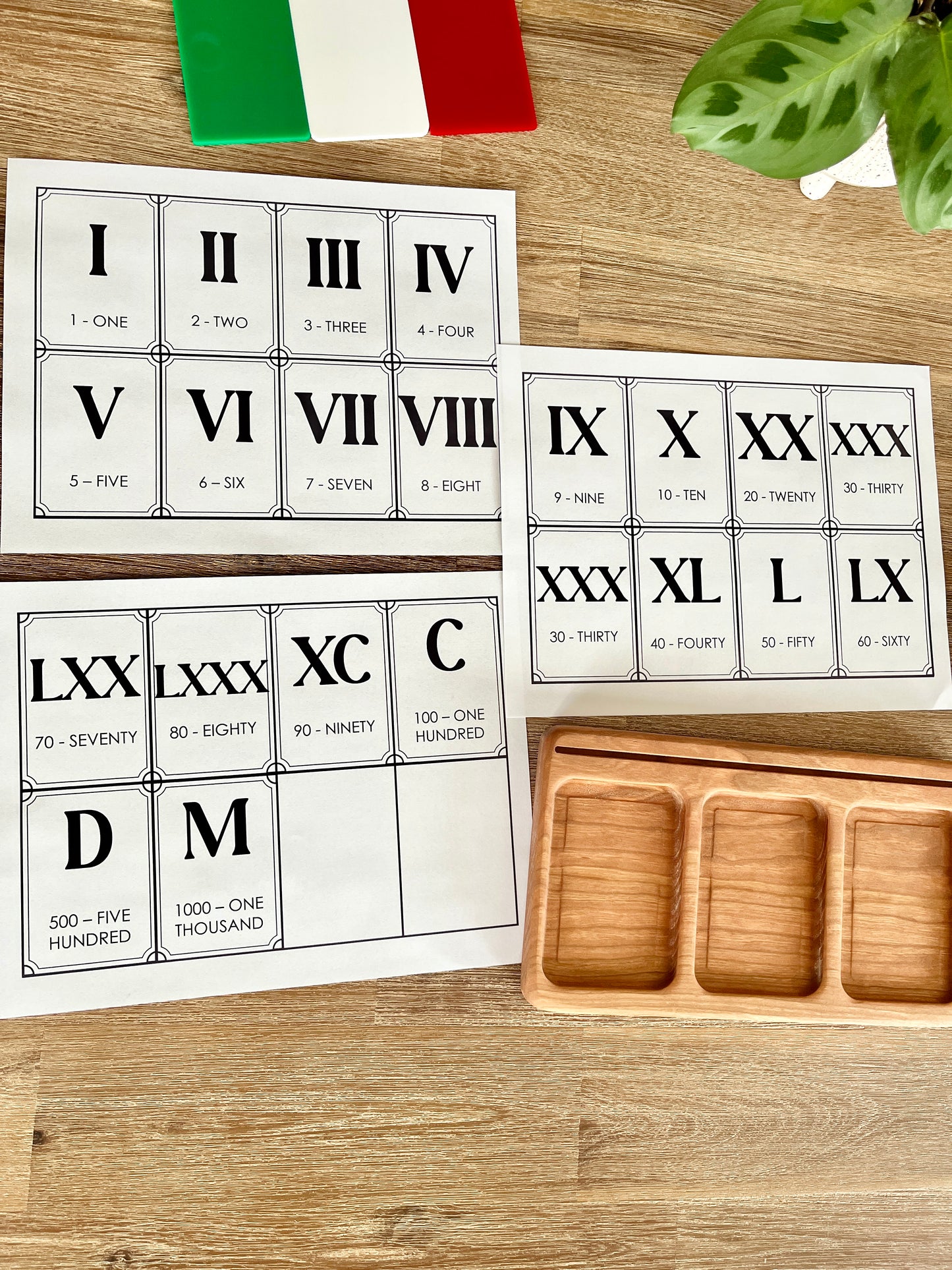Digital Download | Roman Numeral Flash Cards