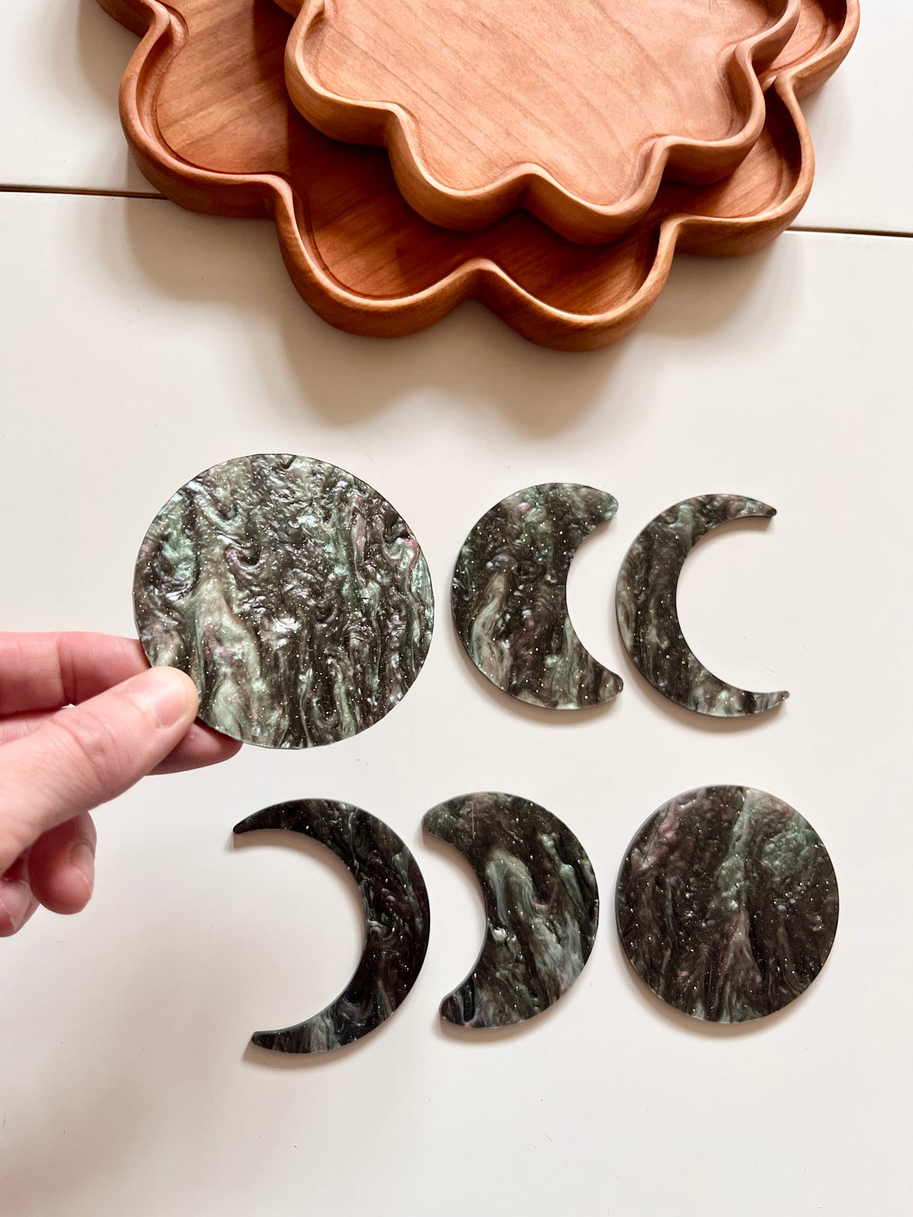 Little Dry Erasables - Moon Phases