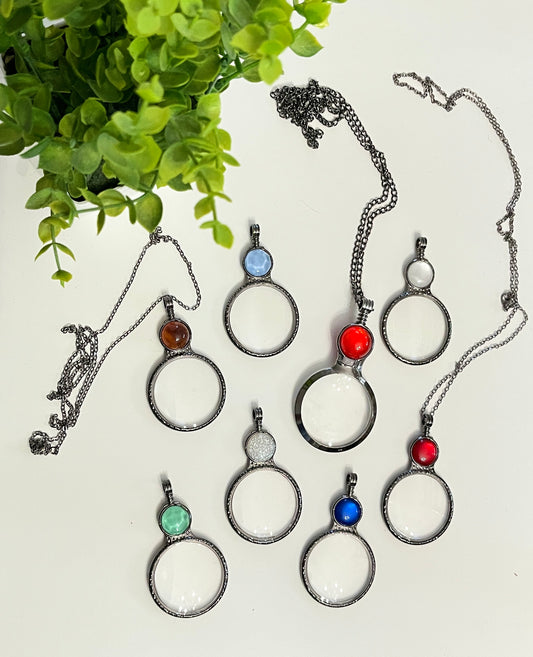 Magnifying Glass with Gem