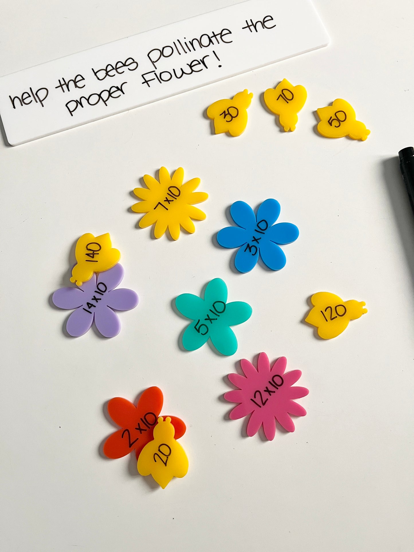 Little Dry Erasables - Pollinators - Bees & Flowers