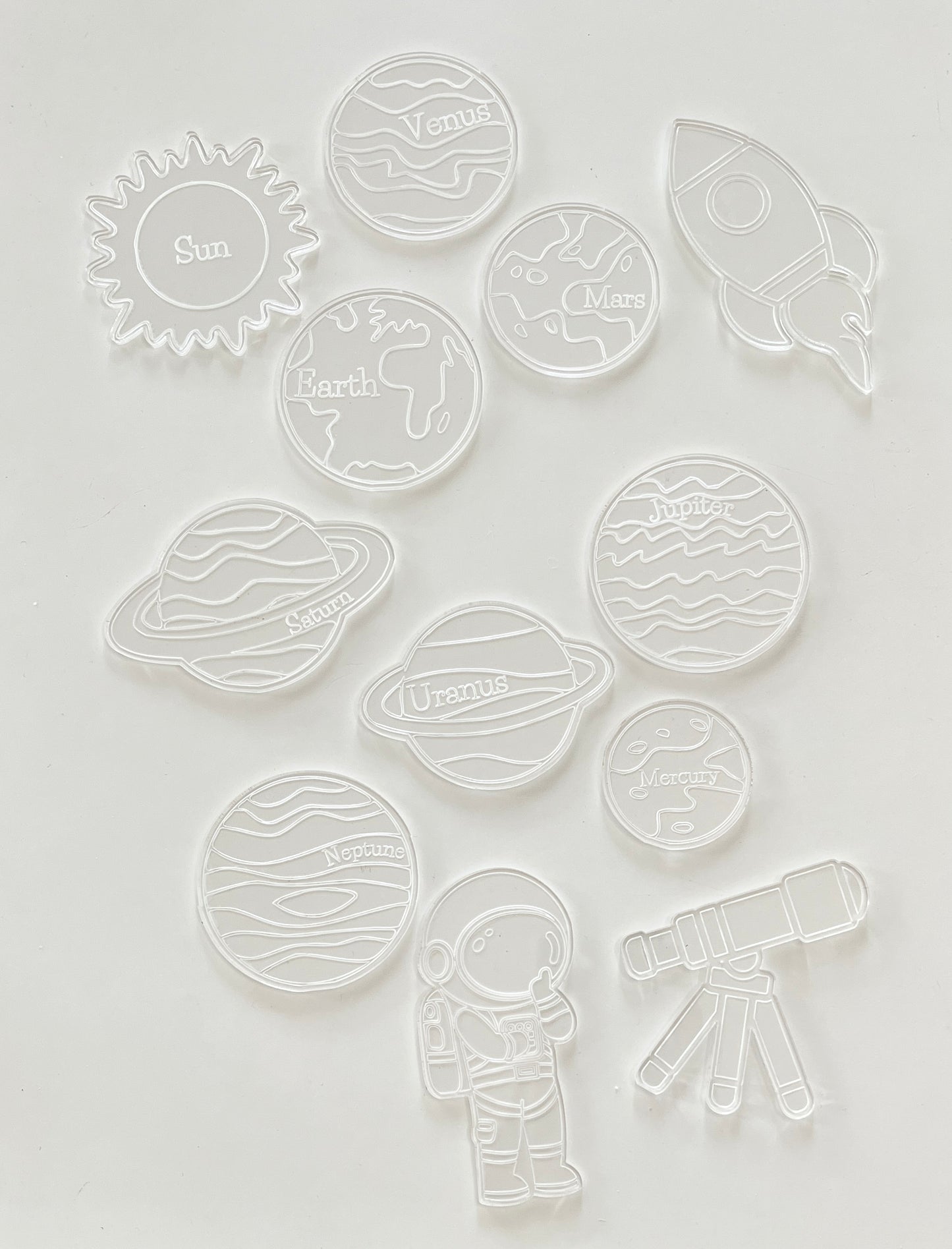Little Dry Erasables — Planets & Outer Space