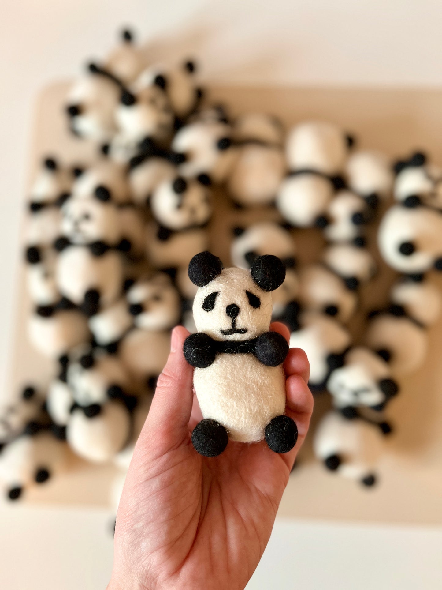 One Felt Panda Bear