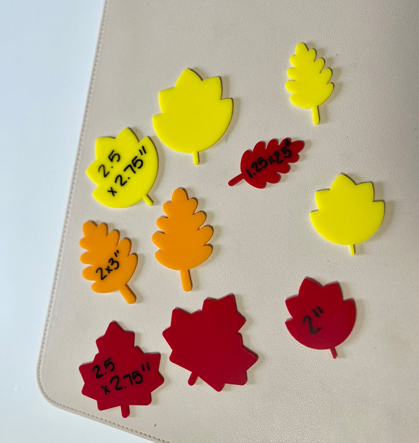 Little Dry Erasables - Leaves - Set of 6 - 2 sizes & more colours available