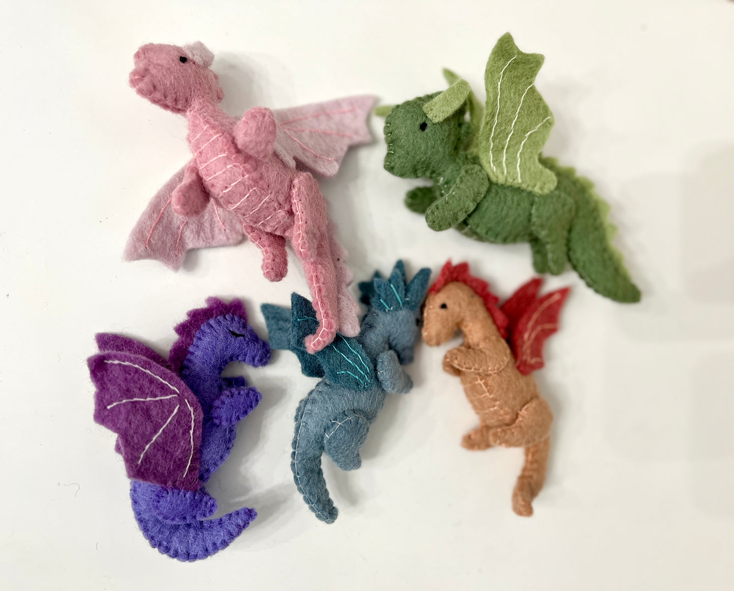 One Felt Baby Dragon