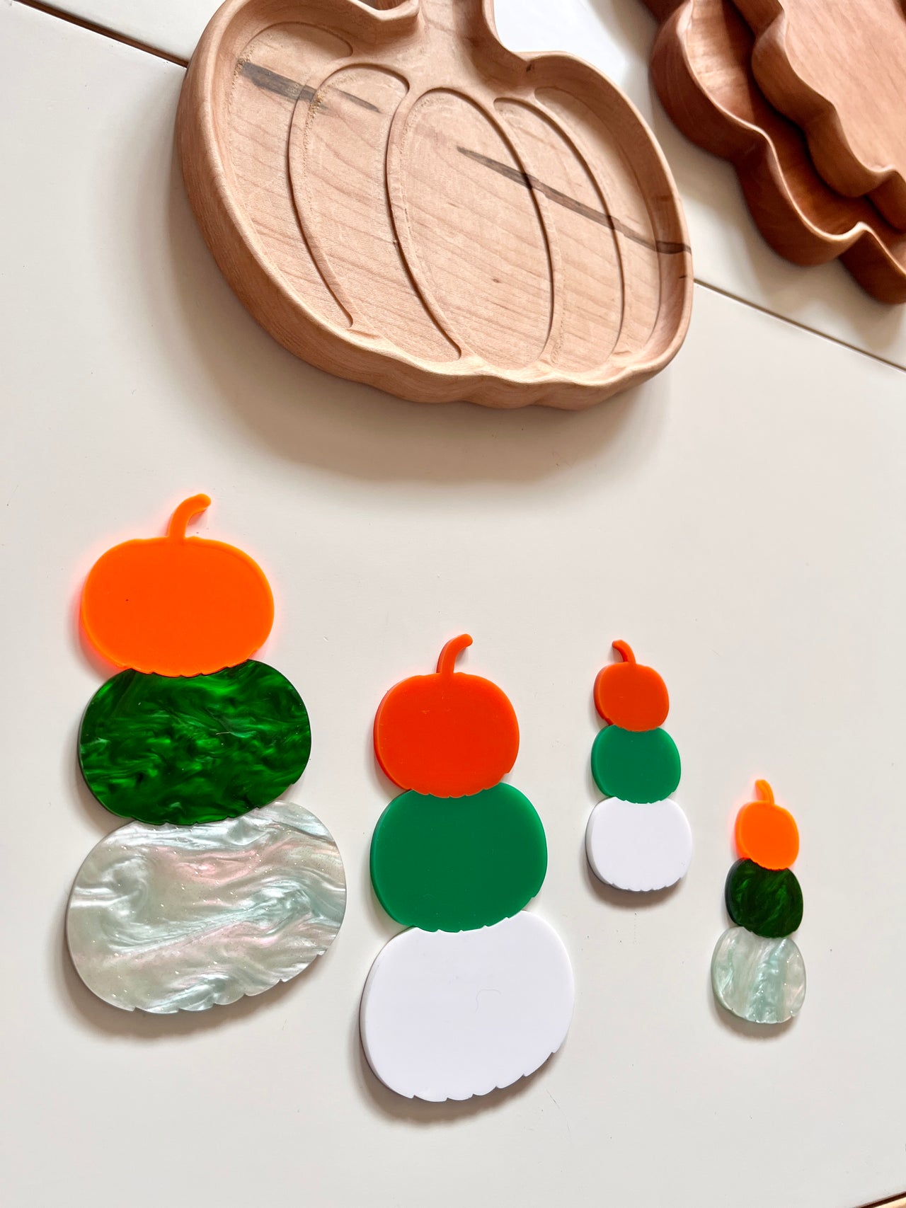 Little Dry Erasables - Stacking Pumpkins (1 Set, 3 Pcs)
